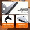 Adjustable Two Axises Laptop Cooling Stand Foldable Aluminum Alloy Frame 360 Swivels Base Ergonomic Desktop Suspension For 10 17" Devices