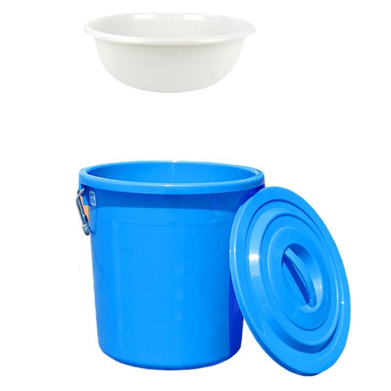 Kitchen Wet/Dry Waste Separation Trash Can