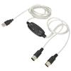 2 In 1 USB To MIDI Cable Plug and Play MIDI Cord Adapter  for Keyboard, Piano, Synthesizer