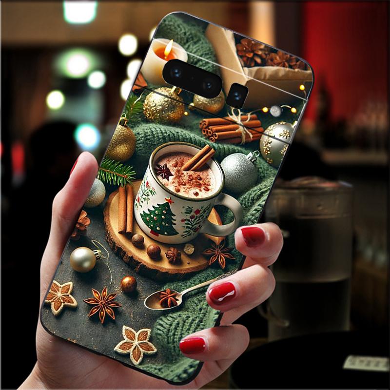 

Phone Case For Google Pixel 10 9 Pro XL 10 9A 8 7 6 Pro Pixel 8A 7A 6A Pixel 8 7 6 5 Christmas Cat Tree Google Pixel 6 Pro