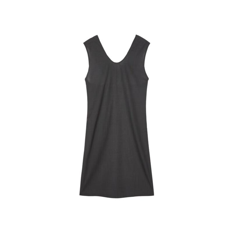 Less 2024 Autumn Sleeveless U-Neck Dress