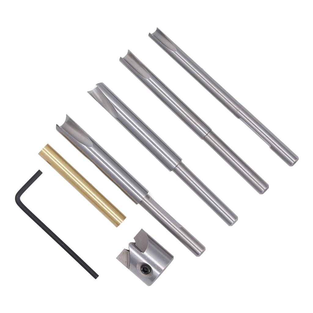 13Pcs Pen Barrel Trimming System Carbon Steel Cutter Shafts for Woodworking Pen Kit