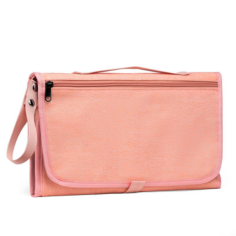 

Пеленальный коврик Dr.isla Baby, водонепроницаемый, складной, портативный, дорожный, пеленальный коврик розовый