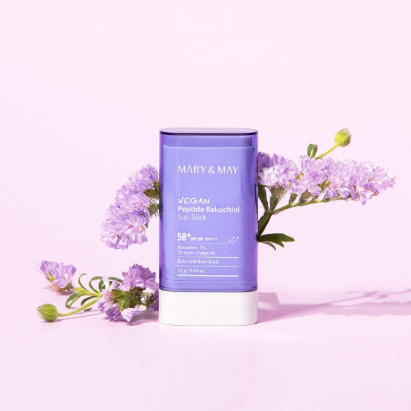 Mary&May Vegan Peptide Bakuchiol Sun Stick SPF50+ PA++++ 18g