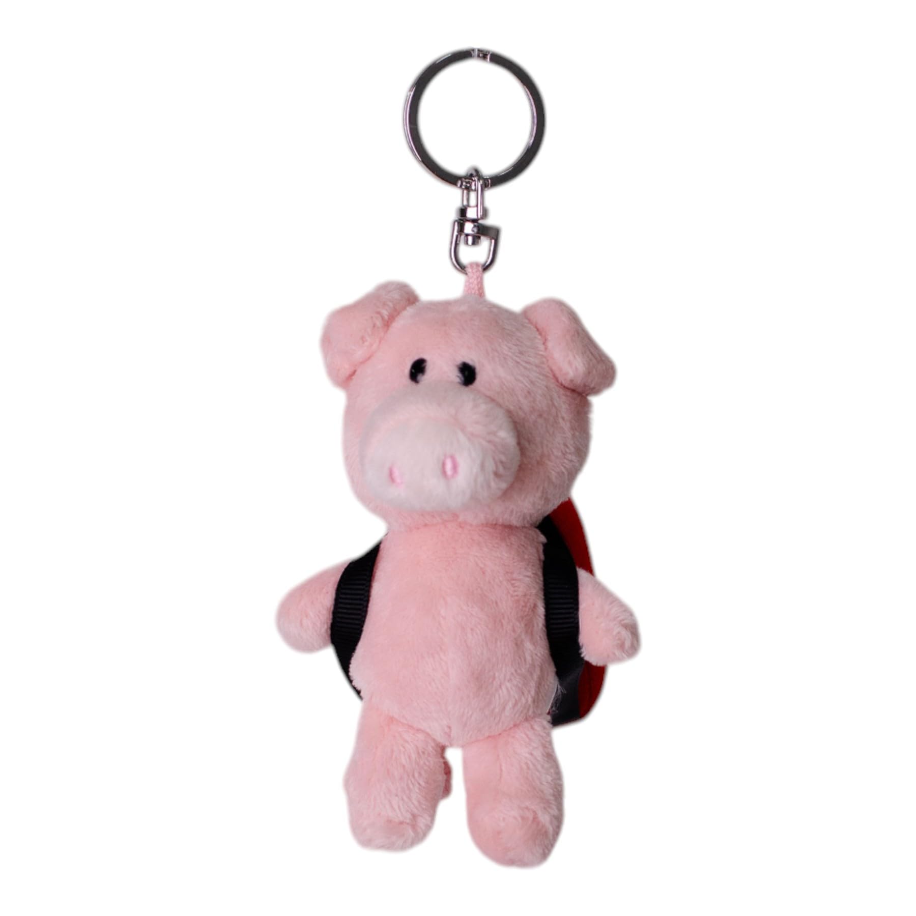 

Niki OUTDOOR PRODUCTS Pink Pig Keychain, 10cm, Orange, Kids Backpack, W4 x D6 x H10cm