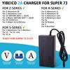 54.6V 2A Battery Charger For Super 73, 48V Battery Power Adapter, Replacement Part For Super 73