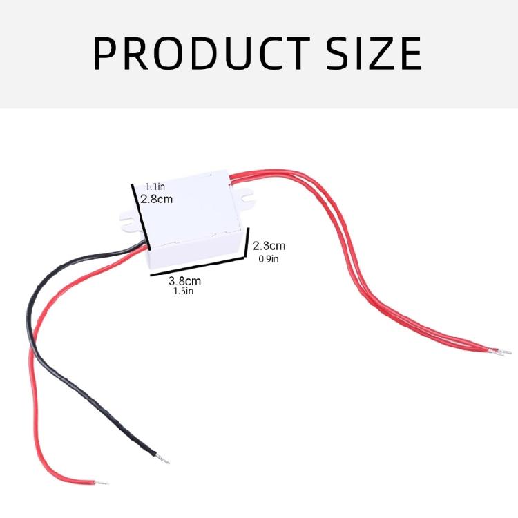 White Power Adapter AC85V~265V to DC12V 250mA Voltage Step Down Module Conversion Solution for Camera Toy Router