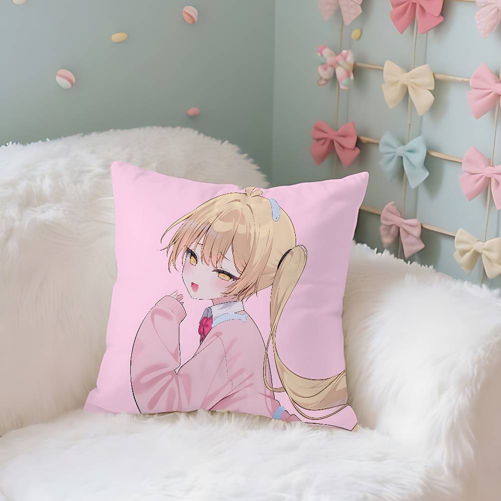

Cute AAkita Neru Kawaii Case Plush Fabric Soft Pillowcase Double Sided Print Cushion Cover Household Gifts 40x40cm