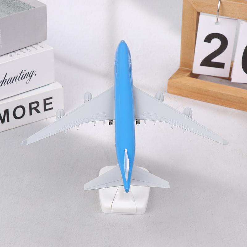 20 cm Niederlande KLM Airlines 747-400 Airways Diecast Flugzeugmodell Legierungsmetall Flugzeugmodell Fahrwerk Flugzeugspielzeug