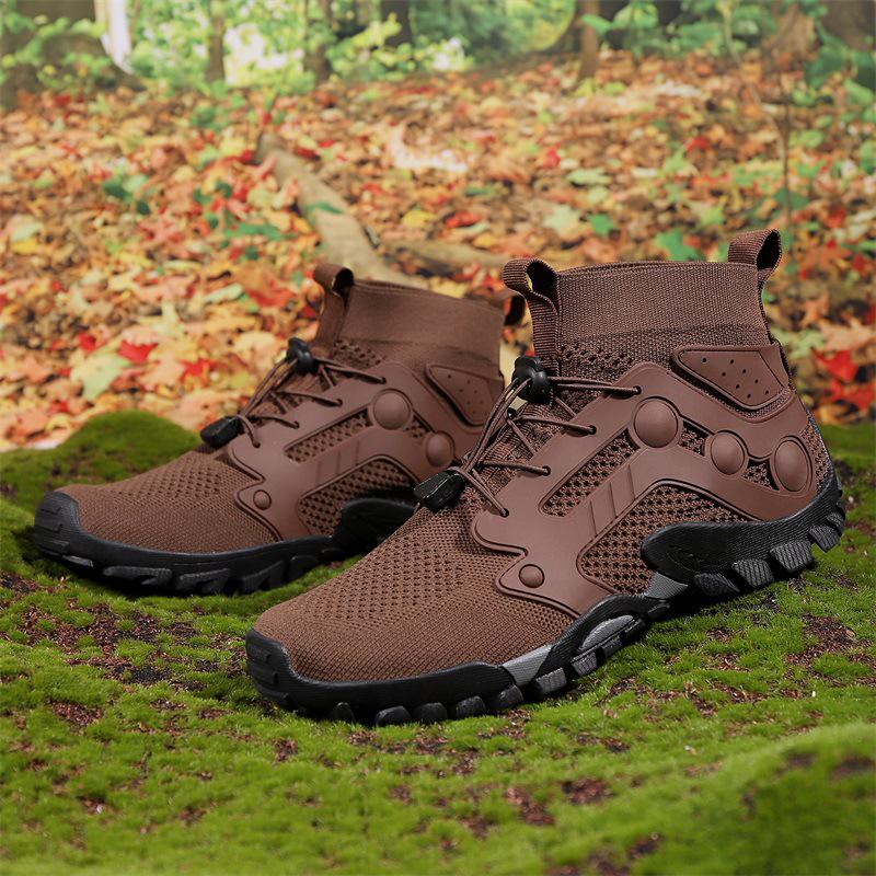 Scarpe da Escursionismo e River Trekking da Uomo High-Top Antiscivolo Traspiranti per Esterno