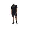 Nike Cotton Crew Neck Letter Logo Regular Short Sleeve T-Shirt Men Tops Black FZ1931-010