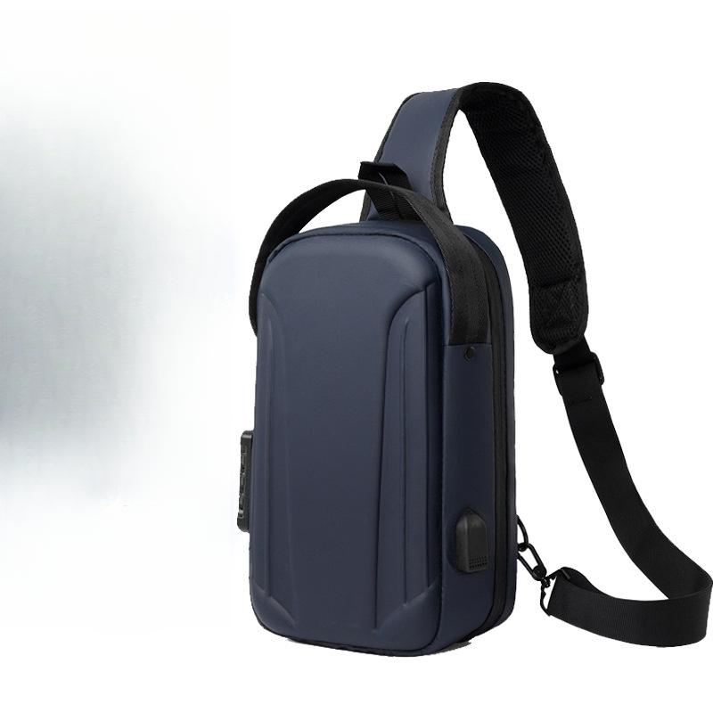 

Модная мужская высококлассная нагрудная сумка, водонепроницаемая сумка-кроссбоди с жестким корпусом из ЭВА, женская одноплечевая нагрудная сумка, трендовая дорожная одноплечевая сумка