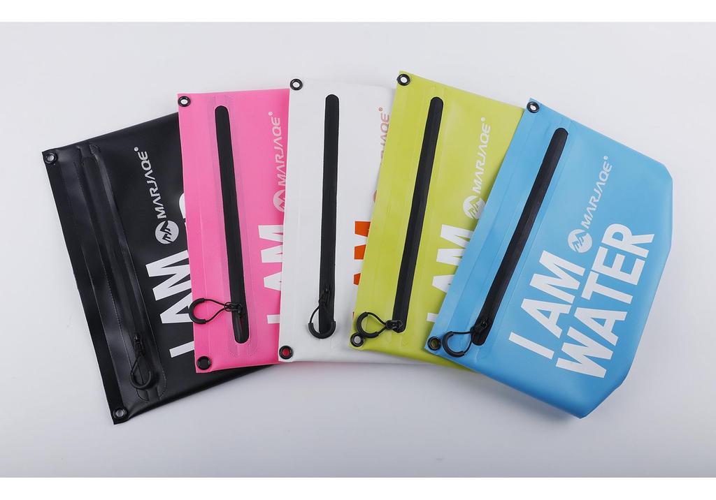 Waterproof Zipper Storage & Swim Bag: Single Shoulder Toiletry & Travel Pack