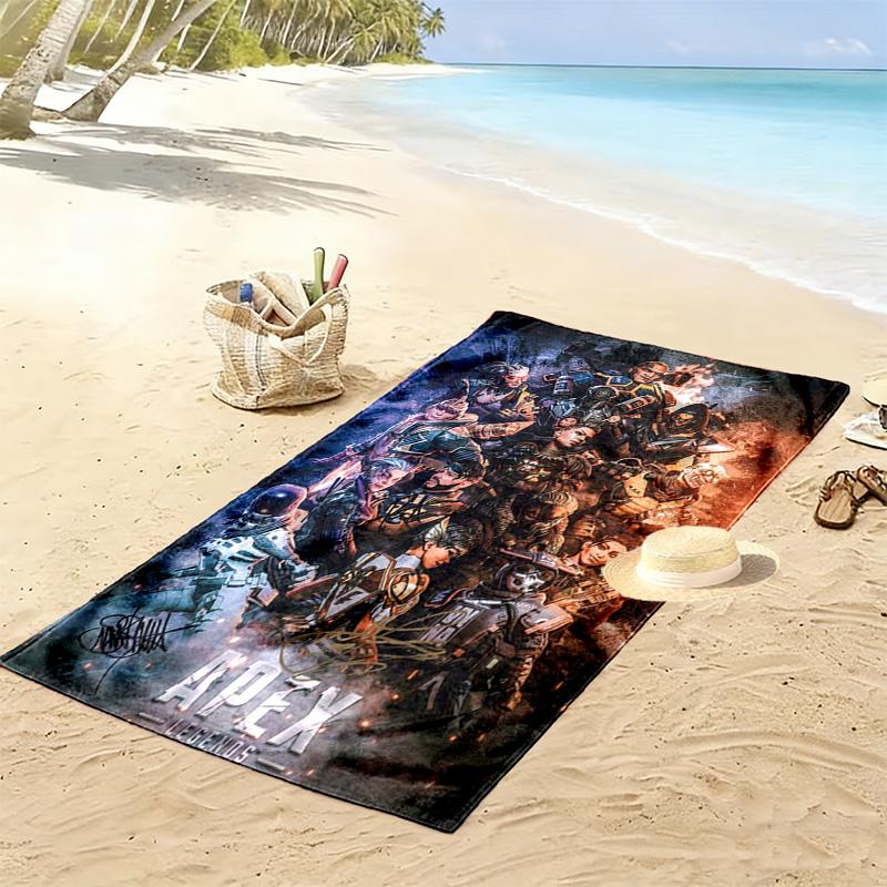 Apex Legends Print Beach Towel, Large Soft Quick Dry Towel for Beach Camping Swimming