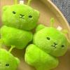 1/12Pcs Cartoon Mini Alien Cat Plush Doll Green Space Cat Pendant Portable Keychains Bag Decoration Trendy Toys Surprise Gifts