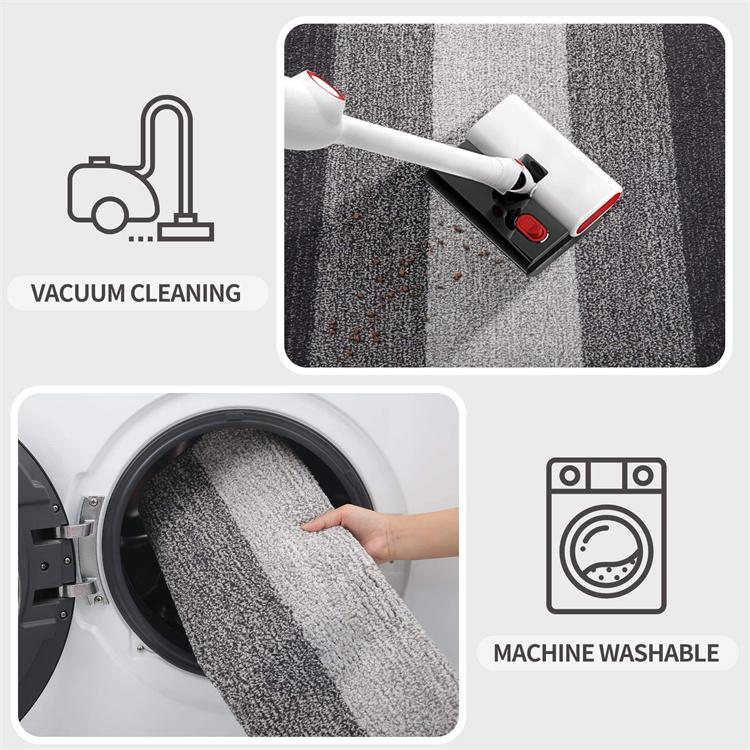 Luksuriøst mykt plysj dusj baderomsmatte teppe Super vannabsorberende badematte sklisikre tepper baderom