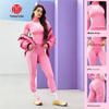 High-Collar Ski & Yoga Wear Set: Butt-Lifting, High-Elasticity, Long-Sleeve Top & Pants for Outdoor Sports