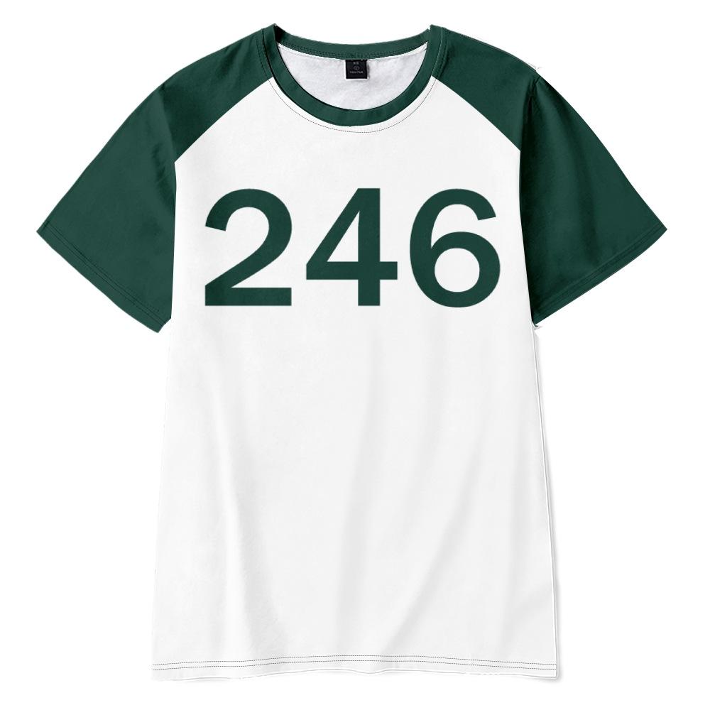 Squid Game Season 3 Printing Women Men Tshirt Casual Breathable Tshirts Funny Loose Tees Shirts Street Oversized T-Shirts