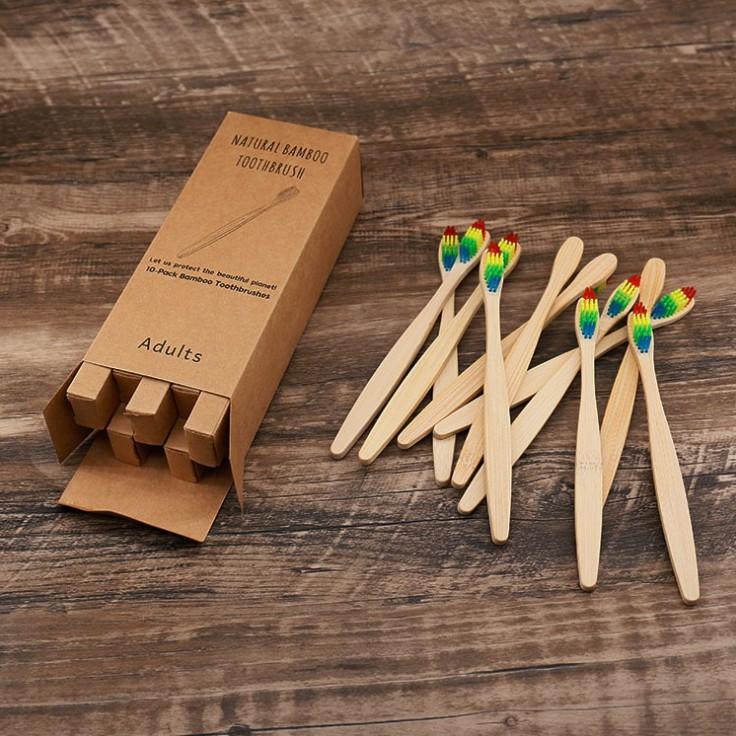 Eco-Friendly  Bamboo Toothbrush Natural  A03 Tooth Brush