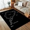 Multi Sizes Nurburgring F1 International Track Carpet for Living Room Home Decor Non-slip Floor Mat for Bedroom Large Area Rugs