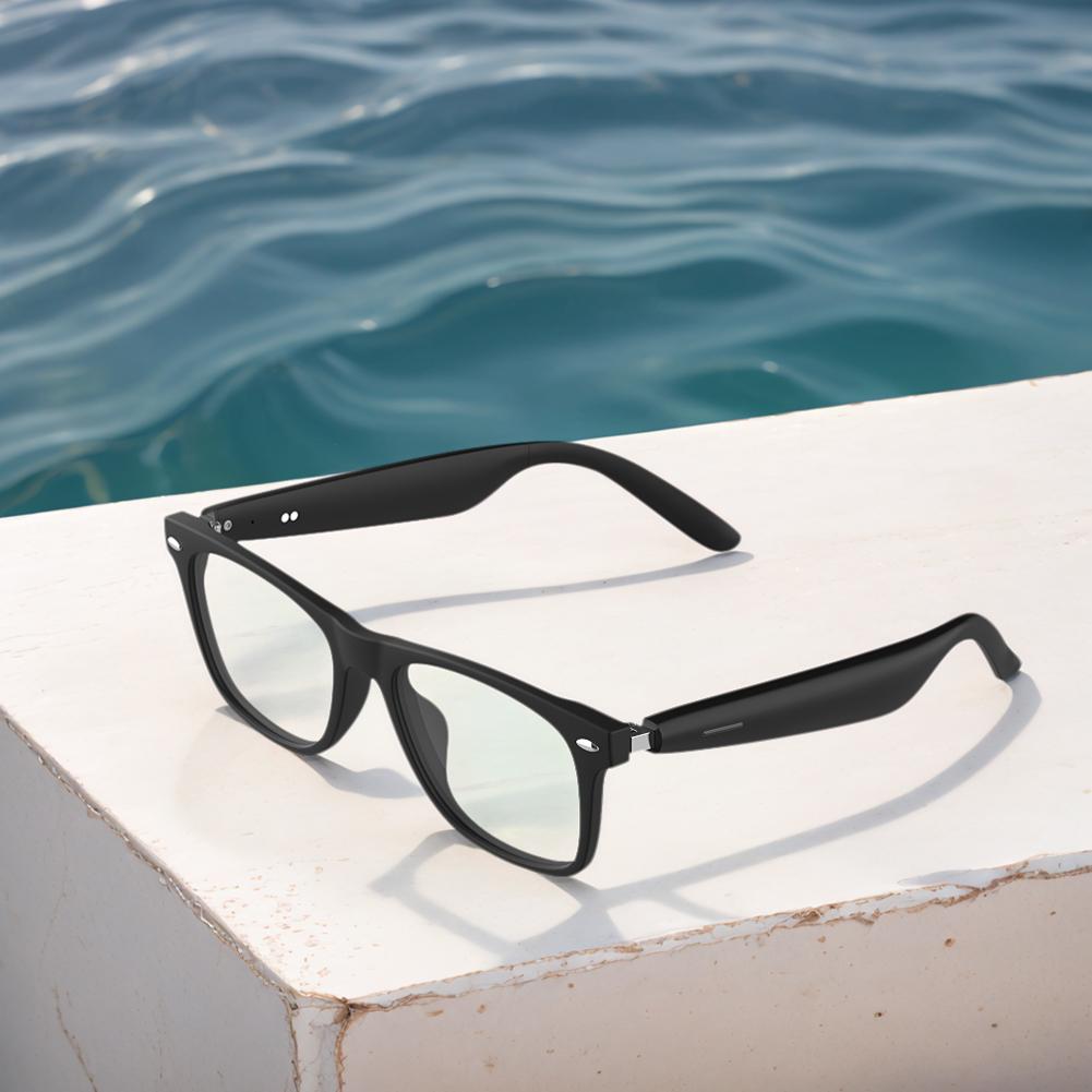 AI Intelligent Translation Glasses Wireless Headset Sunglasses Anti Glare Sports Driving Sunglasses for Outdoor Travel