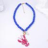Animals Lobster Pendant Necklace for Women Summer Beach Party Jewelry Gifts