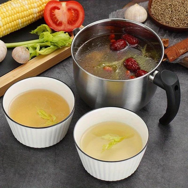 1pc Newly 3 in 1 Kitchen Stainless Steel Oil Filter Strainer Colander Reuse Fry Oil Can Pot Home