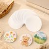 100 Pieces Blank Wooden Badge Customizable Name Tags Easy to Use for Events