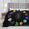 Eine Decke für ein Leben voller Abenteuer Weiche Warme Flanelldecke Tagesdecke für Bett Wohnzimmer Picknick Reise Zuhause Sofa