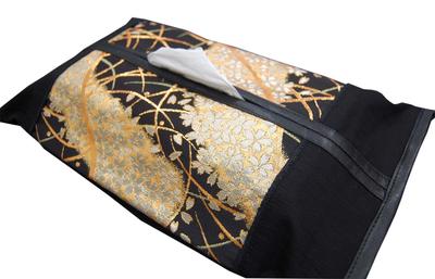 Ideal for Japanese Japanese Modern Tissue Box Gorgeous Kimono Obi Japanese Hospitality Rooms, Cover, Style, (Miyabi)