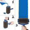 Lot de 6 rouleaux de peinture multifonctions avec manche de brosse d'angle, outils de peinture murale, bricolage, ménage, pinceaux de peinture faciles à utiliser