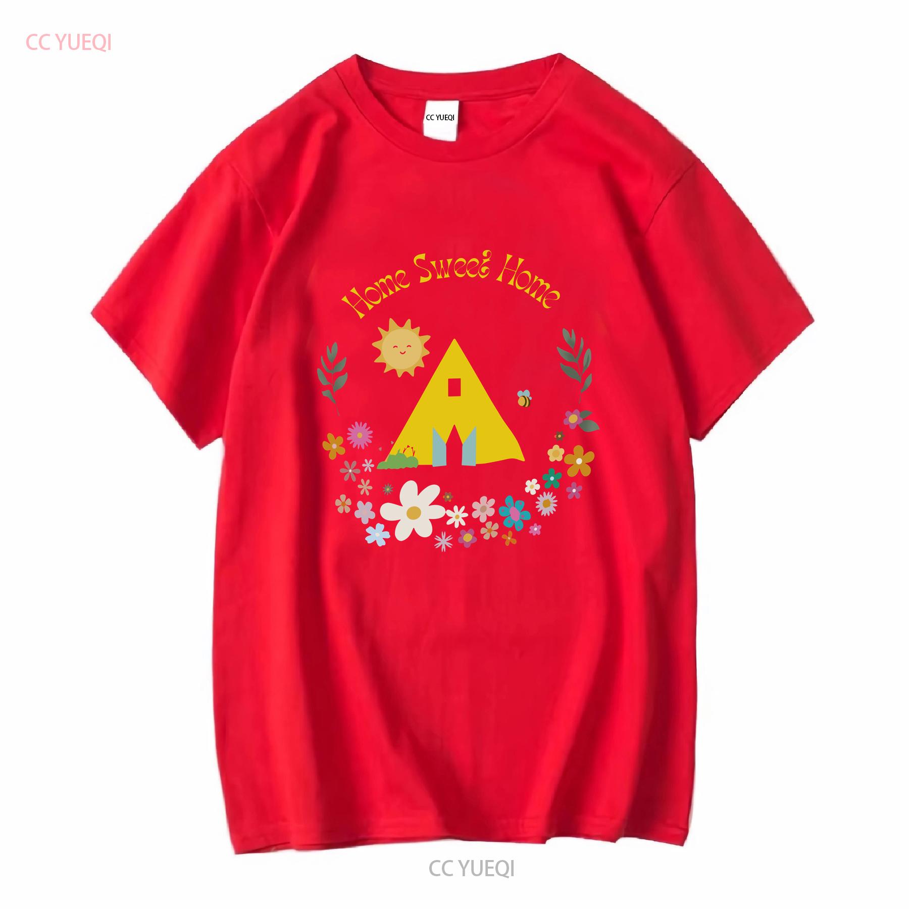 Home Sweet T Shirt A24 Midsommar Ari Aster Cute Horror Movie  vintage Washed Comfortable streetwear Versatile Stylish Soft S