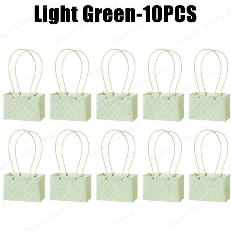 2026 New Reusable Waterproof Flower Tote Bag Eco Friendly Wedding Party Favors Gift Box Portable Bouquet Packaging Decorations
