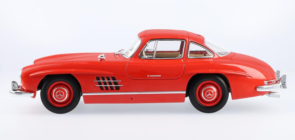 [Mercedes-Benz Collection] Genuine 300SL W198 (1954-1957) 1/18 Scale Fire Engine Red