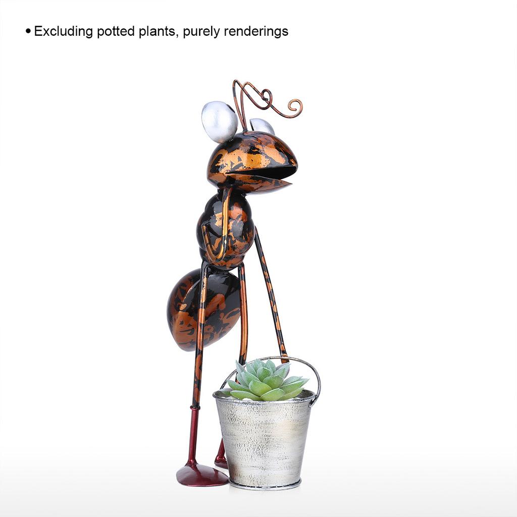 Ants Sculpture Cartoon Ants Garden Desktop Decoration for   Flower Pots