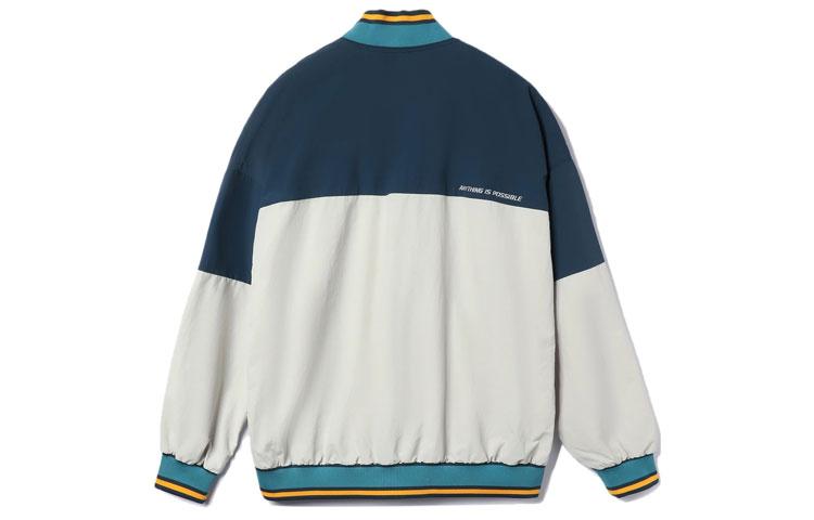 Li Ning Sports Trendy Collection Jacket Fall Unisex Deep Water Duck Blue Antarctic Gray Multicolor AJDR383-3