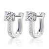 Orecchini in argento sterling 925 con zirconi AAA, gioielli di moda