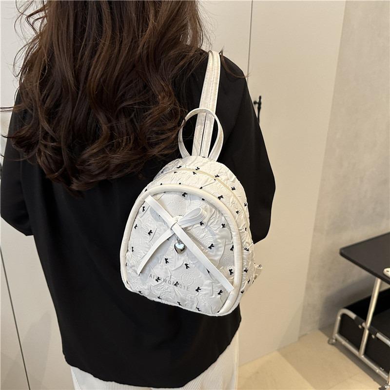 Beautiful casual sweet backpack cute versatile commuting high value temperament shoulder bag backpack female