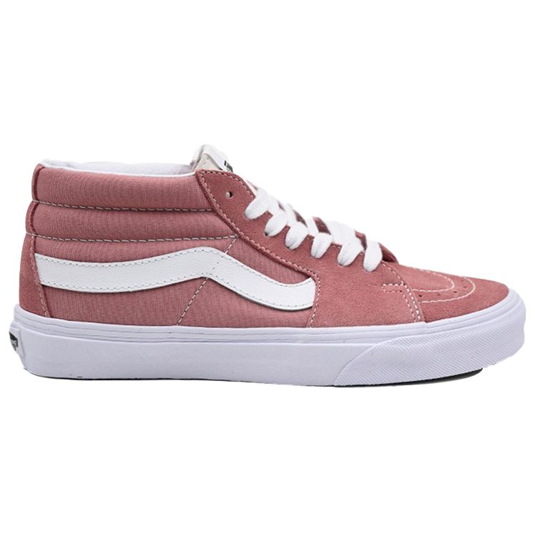 Vans Sk8 Fashion Trend Versatile Mid-Top Skate Shoes Unisex Sneakers Cherry-Blossom-Pink VN0A3WM360D