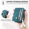 Odpinany Retro Skórzany Portfel na Zamek Składane Etui do Samsung Galaxy Z Flip 7 FE 6 5 4 5G Flip4 Flip3 Uchwyt na Karty Pokrowiec na Telefon