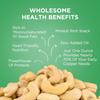 Nutty Gritties Grab And Go Premium Jumbo Size Cashews 240g, Roasted & Lightly Salted | Each Pouch 40g | Pack of 6