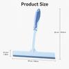 Xiaomi Window Squeegee Long Handle Glass Cleaner Shower Door Mirror Wiper TPR Rubber Blade Bathroom Kitchen Water Removal Cleaning Tool