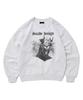 Seuweideu Devil Skull Crewneck [Melange Gray]