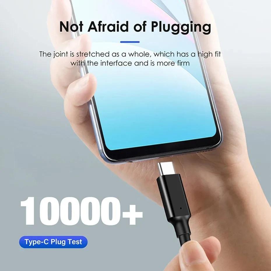 USB3.2 10Gbps Kabel typu C USB A na typ C 3.2 Přenos dat USB C SSD Kabel pro pevný disk PD 60W 3A Rychlé nabíjení 3.0 Nabíjecí kabel