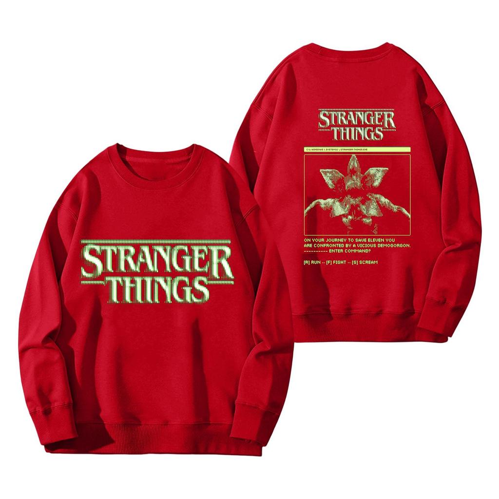 Dámská módní a ležérní mikina s dlouhým rukávem, kulatým výstřihem a potiskem