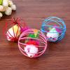 Funny Pet Cat Kitten Fake Mouse Rat Mice Ball Cage Play Interactive Game Toy