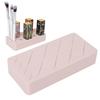 12 Slot Lipstick Holder   Silicone Makeup Cosmetic Display Stand for Nail Polish Eyebrow Pencil