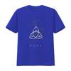 D A R K Series Black T shirt vintage Washed graphic fashion Slightly Breathable Versatile homme Casual Top For Everyday Wear