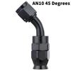 0-180 Degree An4 An6 An8 An10 Car Hose End Fitting Hose Adapter For Swivel Oil Fuel Line Aluminium Alloy
