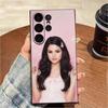 Selly S-SelenaS G-Gomez Phone Case For Samsung S25,S24,S21,S22,S23,S20,Ultra,S26,Plus,Fe,Note,5G Black Cover